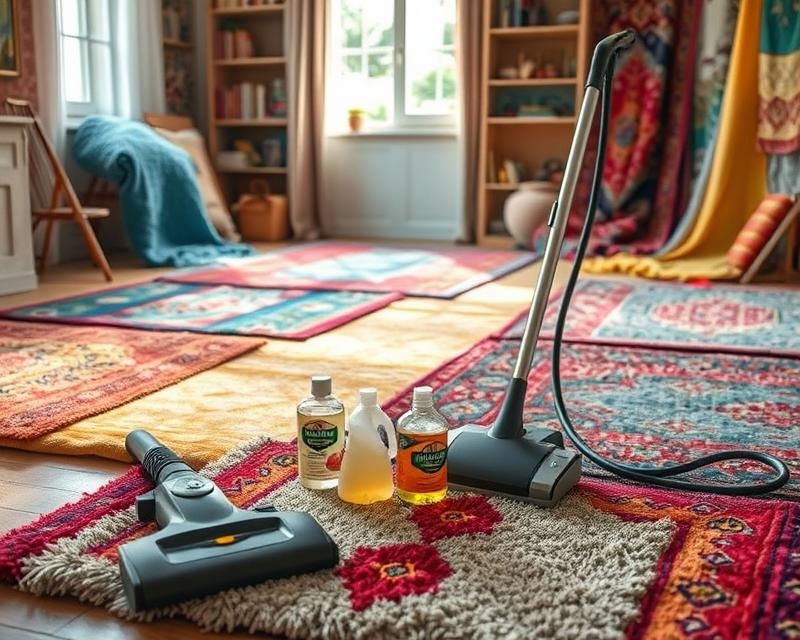 Jak przygotować się do prania dywanów: porady i domowe metody