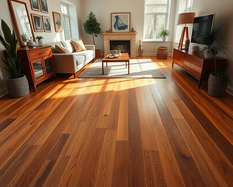 Podłoga drewniana w salonie: trwałość, rodzaje i pielęgnacja