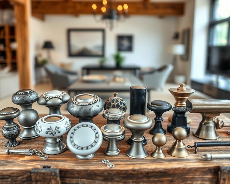 Inspiracje na akcesoria meblowe do nowoczesnych i rustykalnych wnętrz