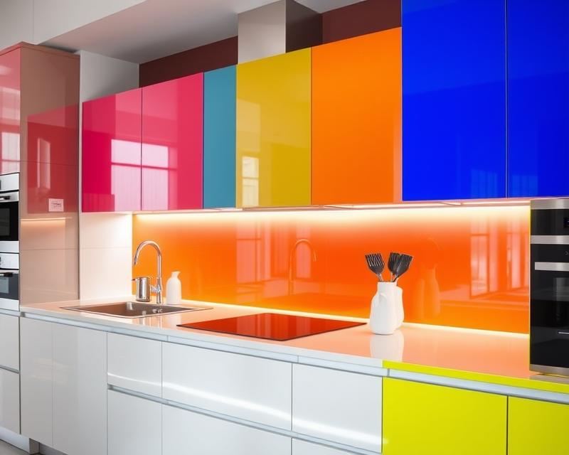 Szkło lacobel w kuchni: elegancja, trwałość i łatwość czyszczenia